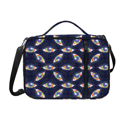 LGBT Pride Rainbow Eyes Pattern Print Shoulder Strap Bible Bag