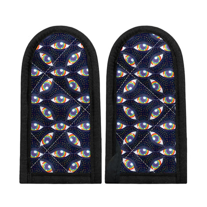 LGBT Pride Rainbow Eyes Pattern Print Skillet Handle Cover