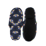 LGBT Pride Rainbow Eyes Pattern Print Slippers