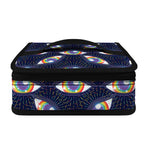 LGBT Pride Rainbow Eyes Pattern Print Small Lunch Bag