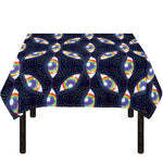 LGBT Pride Rainbow Eyes Pattern Print Tablecloth