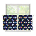 LGBT Pride Rainbow Eyes Pattern Print Tier Curtains