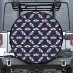 LGBT Pride Rainbow Eyes Pattern Print Tire Cover