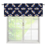 LGBT Pride Rainbow Eyes Pattern Print Window Valance