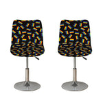 LGBT Pride Rainbow Flag Pattern Print Bar Stool Covers
