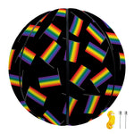 LGBT Pride Rainbow Flag Pattern Print Basketball