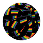 LGBT Pride Rainbow Flag Pattern Print Basketball