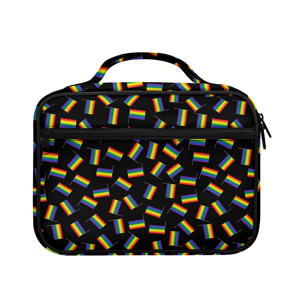 LGBT Pride Rainbow Flag Pattern Print Briefcase Bible Bag