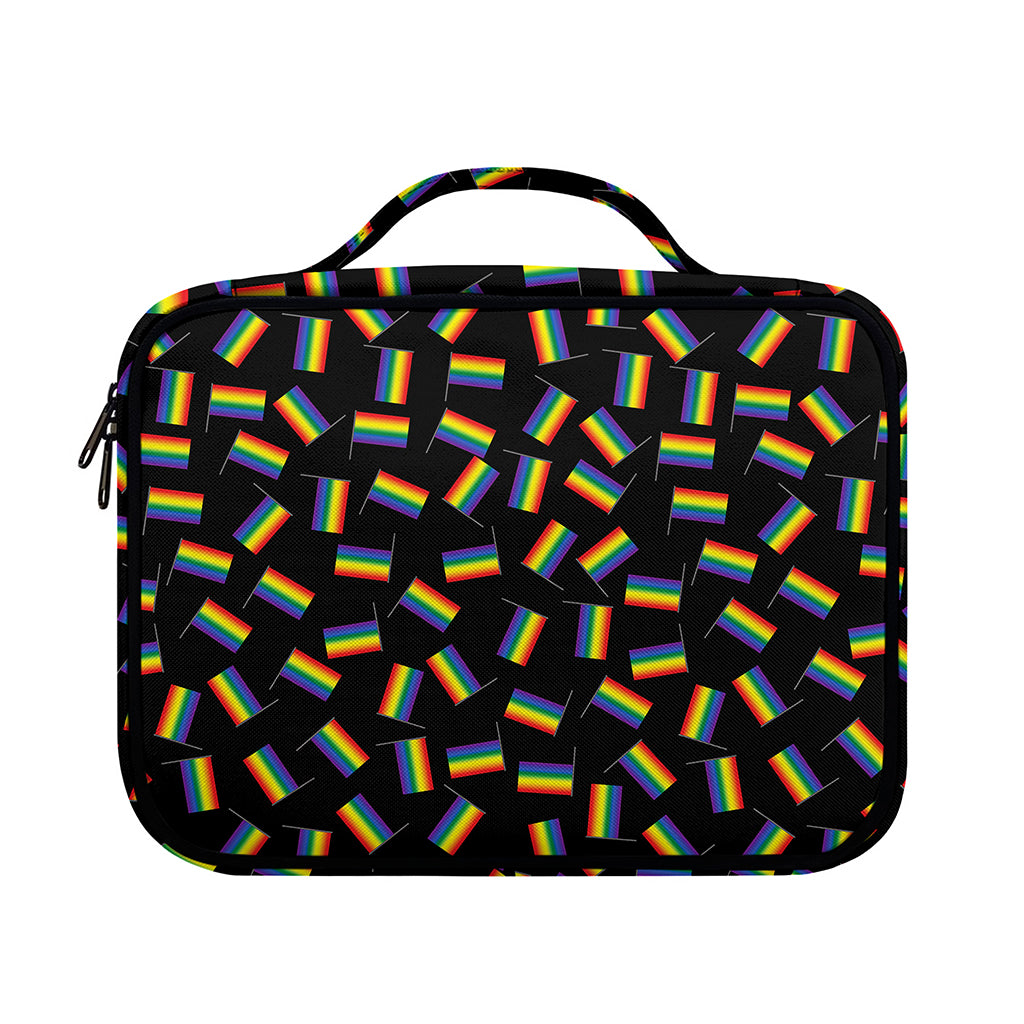 LGBT Pride Rainbow Flag Pattern Print Briefcase Bible Bag