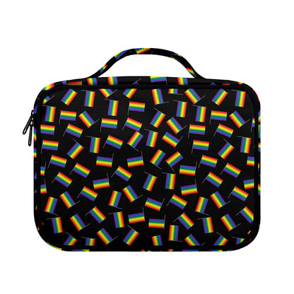 LGBT Pride Rainbow Flag Pattern Print Briefcase Bible Bag