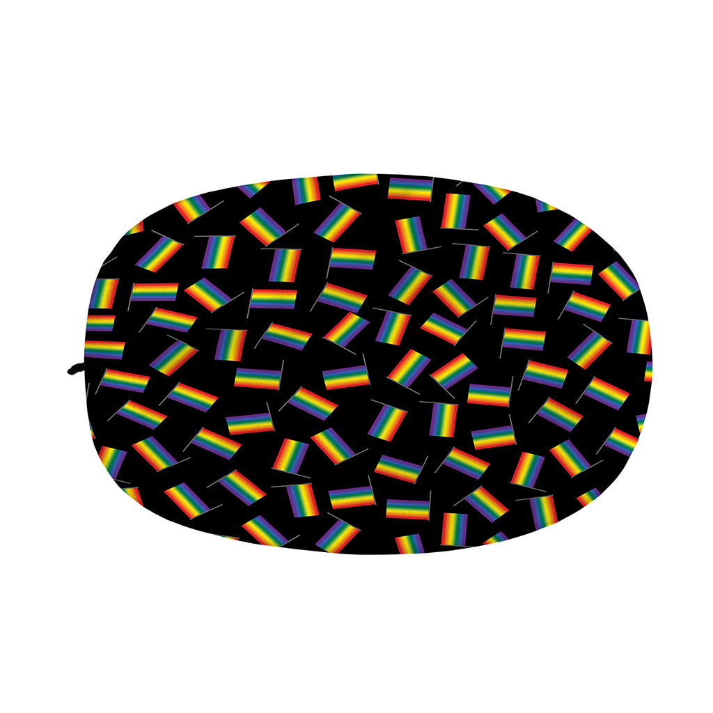 LGBT Pride Rainbow Flag Pattern Print Car Side Mirror Covers