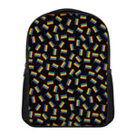 LGBT Pride Rainbow Flag Pattern Print Casual Backpack