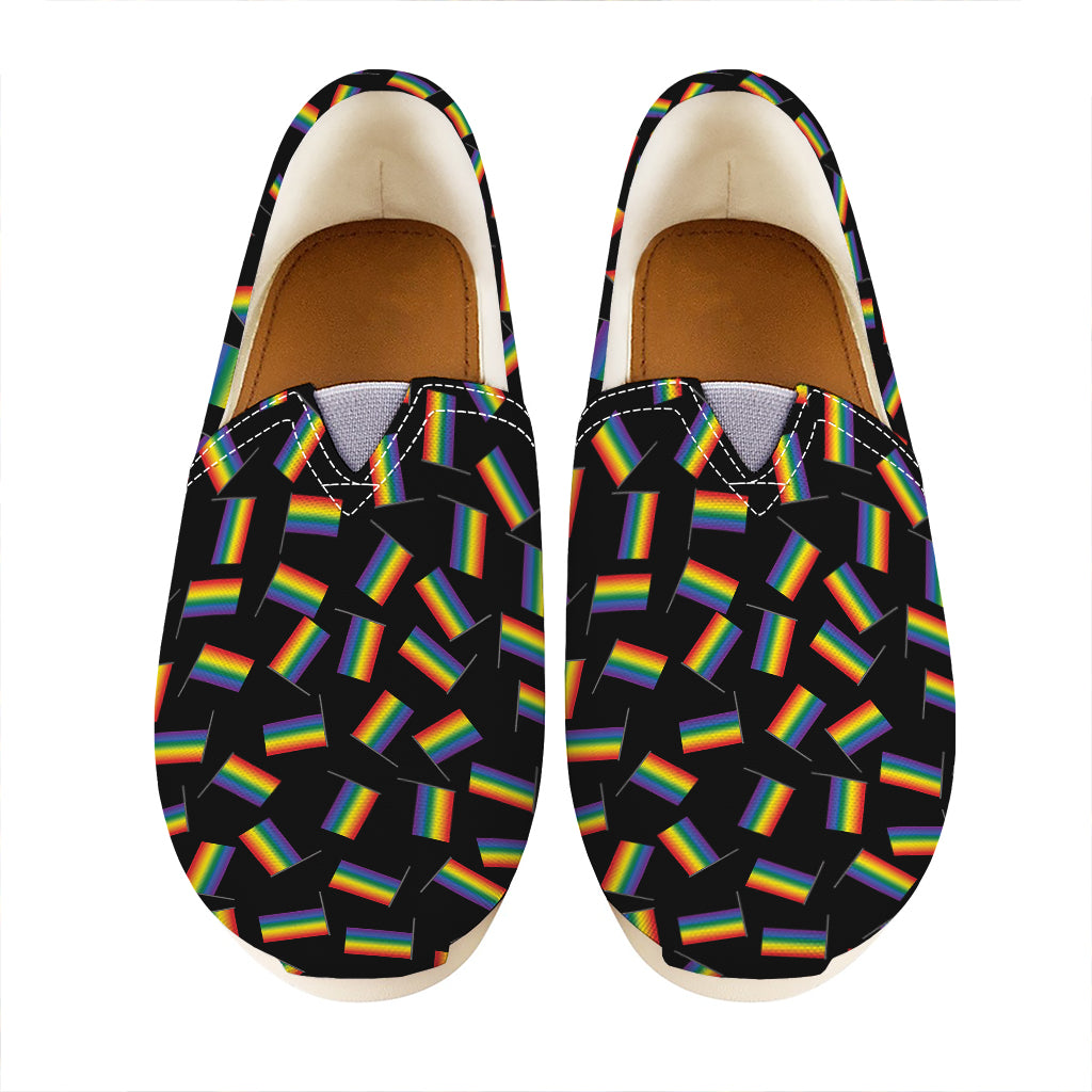 LGBT Pride Rainbow Flag Pattern Print Casual Shoes