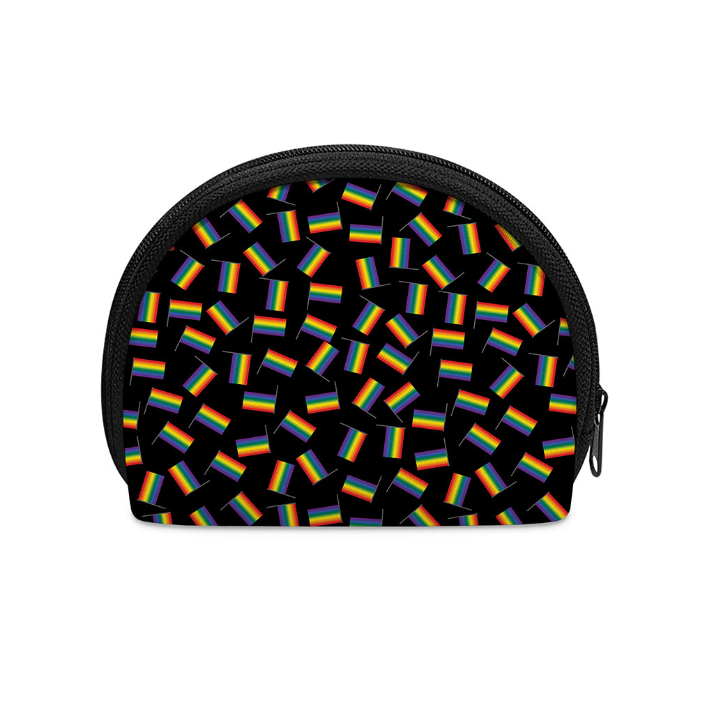 LGBT Pride Rainbow Flag Pattern Print Coin Purse