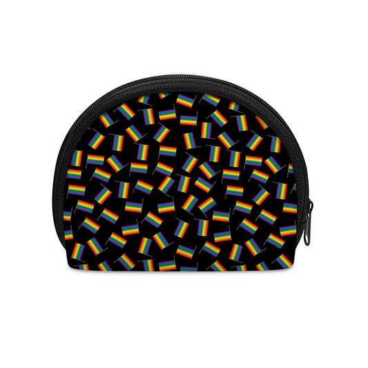 LGBT Pride Rainbow Flag Pattern Print Coin Purse
