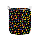LGBT Pride Rainbow Flag Pattern Print Collapsible Laundry Basket