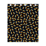 LGBT Pride Rainbow Flag Pattern Print Curtain