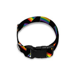 LGBT Pride Rainbow Flag Pattern Print Dog Collar