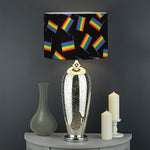 LGBT Pride Rainbow Flag Pattern Print Drum Lamp Shade