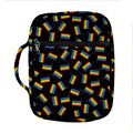 LGBT Pride Rainbow Flag Pattern Print Front Pocket Bible Bag