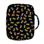 LGBT Pride Rainbow Flag Pattern Print Front Pocket Bible Bag