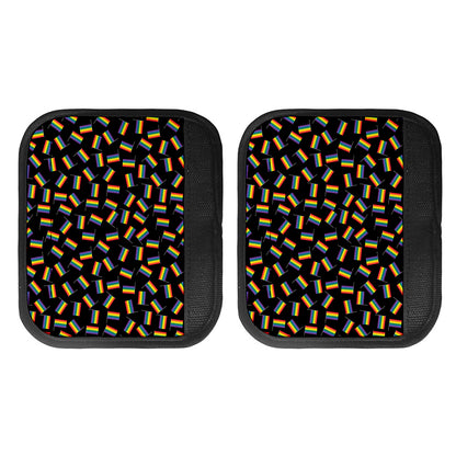 LGBT Pride Rainbow Flag Pattern Print Handle Covers
