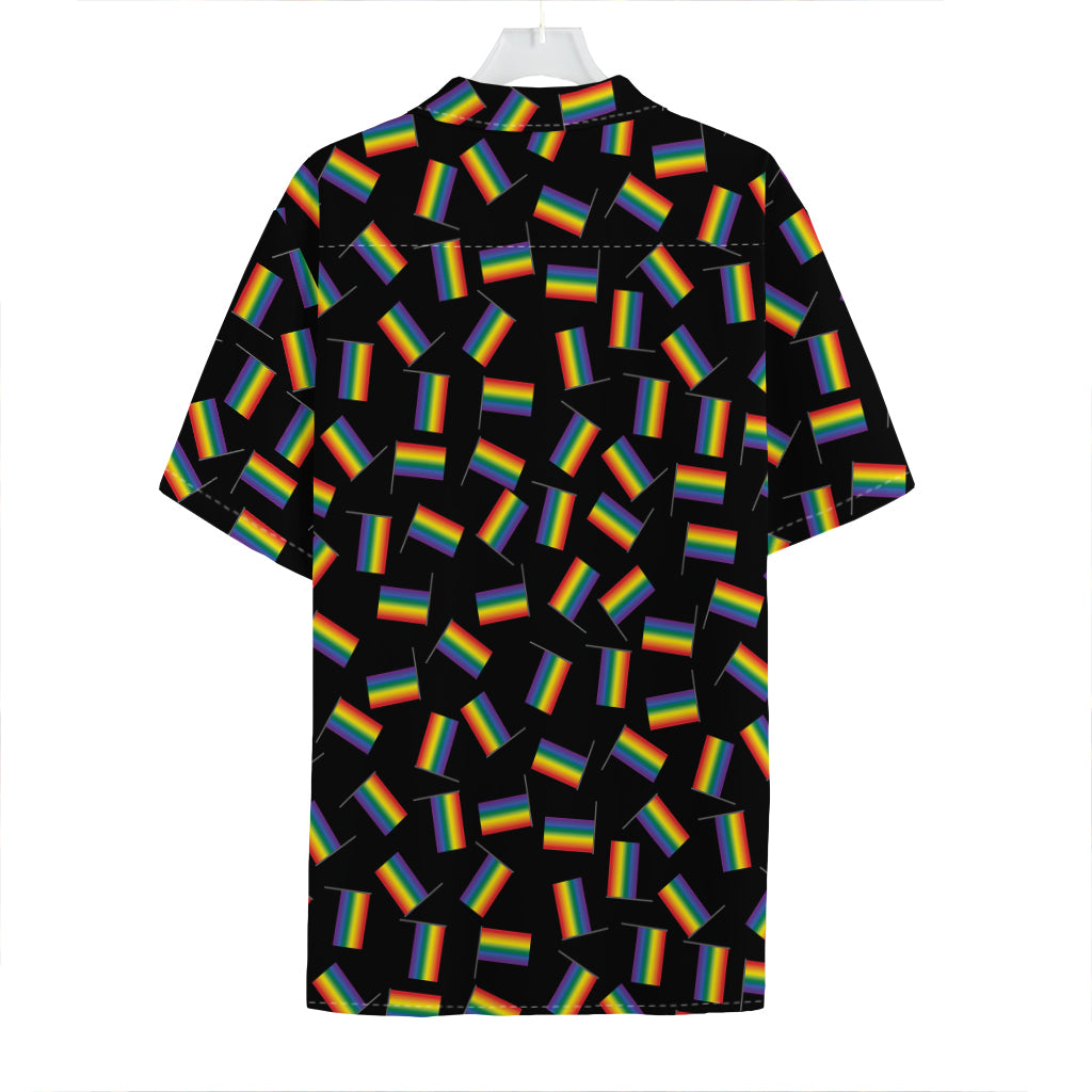 LGBT Pride Rainbow Flag Pattern Print Hawaiian Shirt