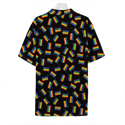 LGBT Pride Rainbow Flag Pattern Print Hawaiian Shirt