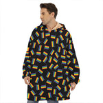LGBT Pride Rainbow Flag Pattern Print Hoodie Blanket