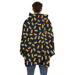 LGBT Pride Rainbow Flag Pattern Print Hoodie Blanket