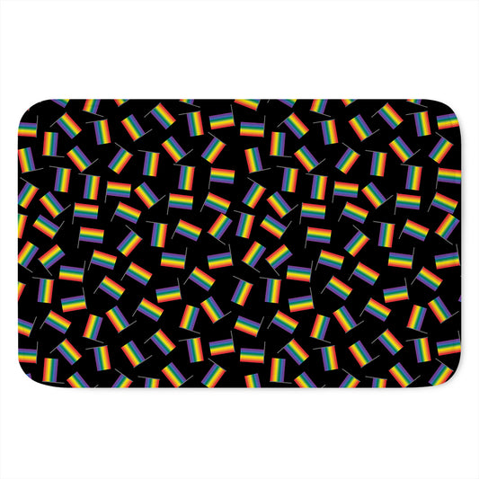 LGBT Pride Rainbow Flag Pattern Print Indoor Door Mat