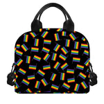 LGBT Pride Rainbow Flag Pattern Print Insulated Lunch Bag