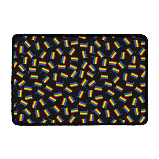 LGBT Pride Rainbow Flag Pattern Print Kitchen Mat