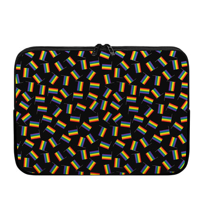 LGBT Pride Rainbow Flag Pattern Print Laptop Sleeve