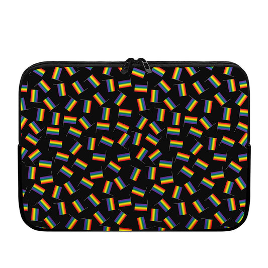 LGBT Pride Rainbow Flag Pattern Print Laptop Sleeve