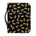 LGBT Pride Rainbow Flag Pattern Print Leather Bible Cover