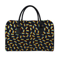 LGBT Pride Rainbow Flag Pattern Print Leather Duffel Bag