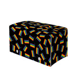 LGBT Pride Rainbow Flag Pattern Print Leather Tissue Box Cover