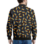 LGBT Pride Rainbow Flag Pattern Print Men's Bomber Jacket