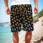 LGBT Pride Rainbow Flag Pattern Print Men's Cargo Shorts