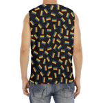 LGBT Pride Rainbow Flag Pattern Print Men's Fitness Tank Top