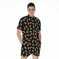 LGBT Pride Rainbow Flag Pattern Print Men's Romper