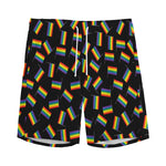 LGBT Pride Rainbow Flag Pattern Print Men's Sports Shorts