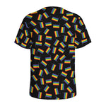 LGBT Pride Rainbow Flag Pattern Print Men's Sports T-Shirt