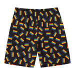 LGBT Pride Rainbow Flag Pattern Print Men's Swim Trunks