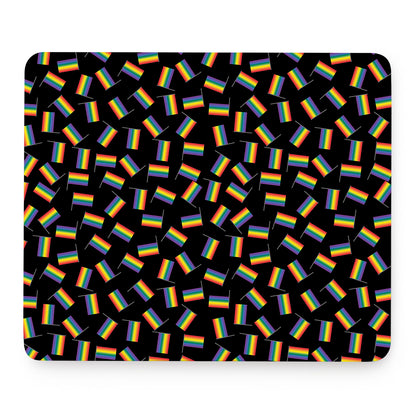 LGBT Pride Rainbow Flag Pattern Print Mouse Pad