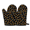 LGBT Pride Rainbow Flag Pattern Print Oven Mitts