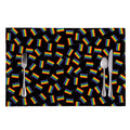 LGBT Pride Rainbow Flag Pattern Print Placemat