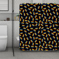 LGBT Pride Rainbow Flag Pattern Print Polyester Shower Curtain