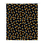 LGBT Pride Rainbow Flag Pattern Print Polyester Shower Curtain